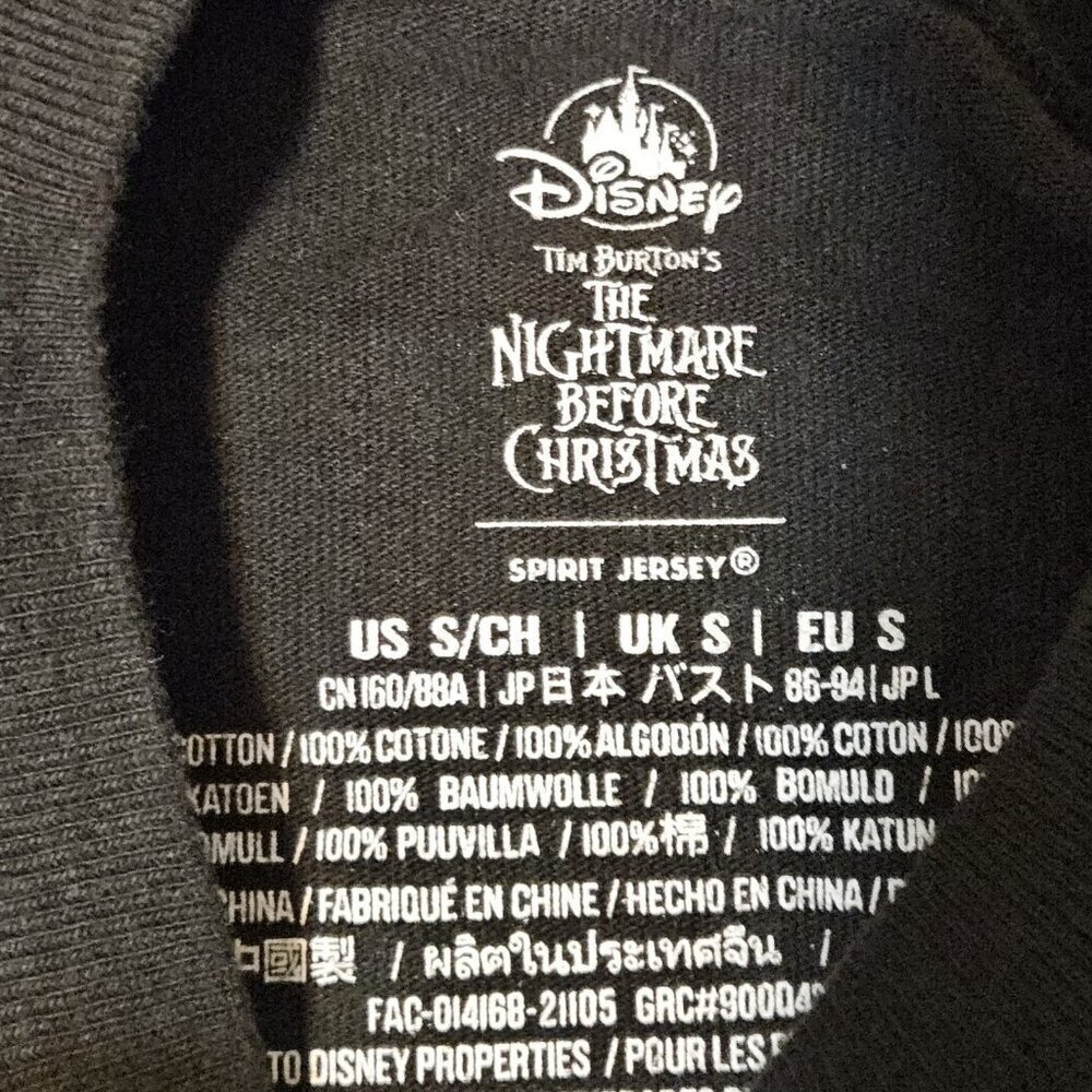 Disney Parks Oogie Boogie Bash 2021 Spirit Jersey S Nightmare Before Christmas - Picture 3 of 5